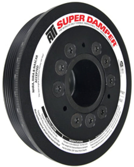 ATI - ATI Damper - 6.78in - Alum - 6 Grv - Mitsubishi Evo 8 - 4G63 - w/Integra Lower Cam Drive - Demon Performance
