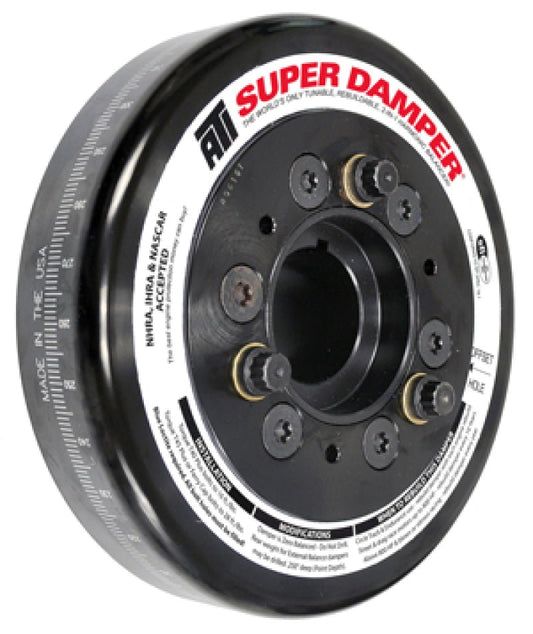 ATI - ATI Damper - 7.074in - Steel - Chevy LS - Smooth - C-Bore Front - 3 Ring - Demon Performance