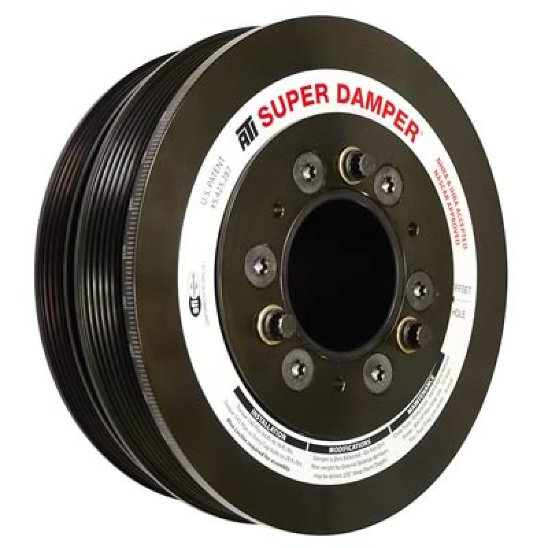 ATI - ATI Damper - 7.425in - Steel LW - 6/4 Grv - LS3 Camaro - 10-15 - Gen 3 Vortec Truck - LS - 3 Ring - Demon Performance