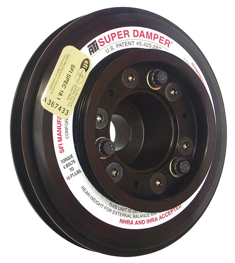 ATI - ATI Damper - 7.45in - Alum - (3) 4 Grv - Nissan RB26 R32 - 1000 HP - 2 Ring - 1Pc - Demon Performance