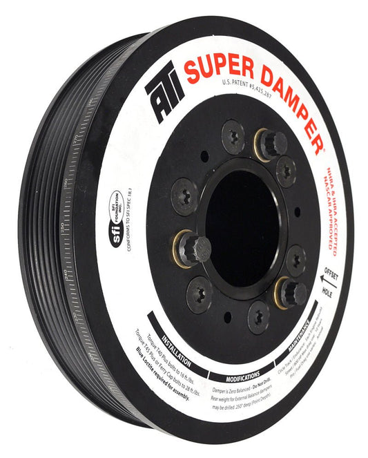 ATI - ATI Damper - 7.48in - Alum LW - 6 Grv - LS1/LS2 - F & V Body - No A/C - 3 Ring - Demon Performance