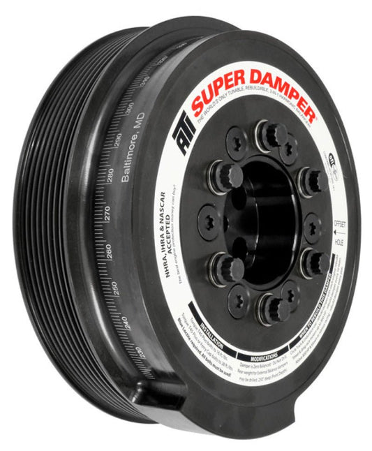 ATI - ATI Damper - 7.95in - Steel - 8 Grv - Ford 6.0 - Powerstroke - 03-07 - Ext Bal - 3 Ring - Diesel - Demon Performance