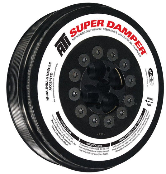 ATI - ATI Damper - 7.98in - Steel - 8 Grv - Cummins - 2003-07.5 - 5.9L - 3 Ring Hvy - Diesel - Demon Performance