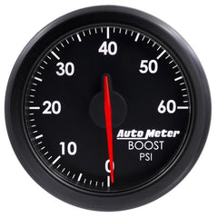 AutoMeter - Autometer Airdrive 2-1/6in Boost Gauge 0-60 PSI - Black - Demon Performance