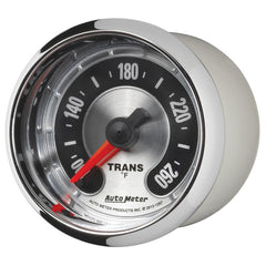 AutoMeter - Autometer American Muscle 52mm Full Sweep Electric 100-260 Deg F Transmission Temperature Gauge - Demon Performance