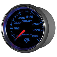 AutoMeter - Autometer Cobalt 66.7mm 140-280 Degree F Mechanical Oil Temperature Gauge - Demon Performance