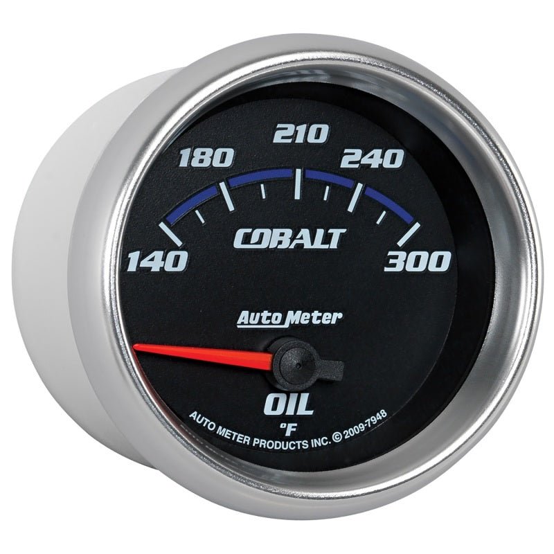 AutoMeter - Autometer Cobalt 66.7mm 140-300 Degree F Electric Oil Temperature Gauge - Demon Performance