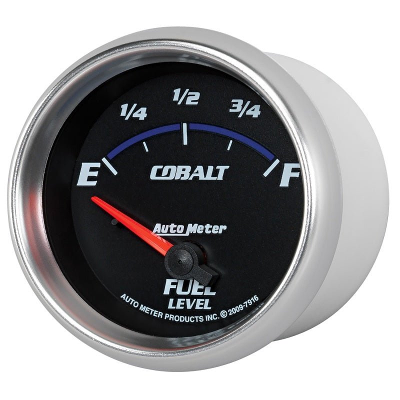 AutoMeter - Autometer Cobalt 66.7mm 240-33 ohms Short Sweep Electronic Fuel Level Gauge - Demon Performance