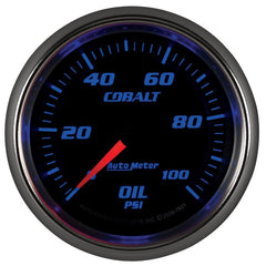 AutoMeter - Autometer Cobalt 66mm 0-100 PSI Oil Pressure Gauge - Demon Performance