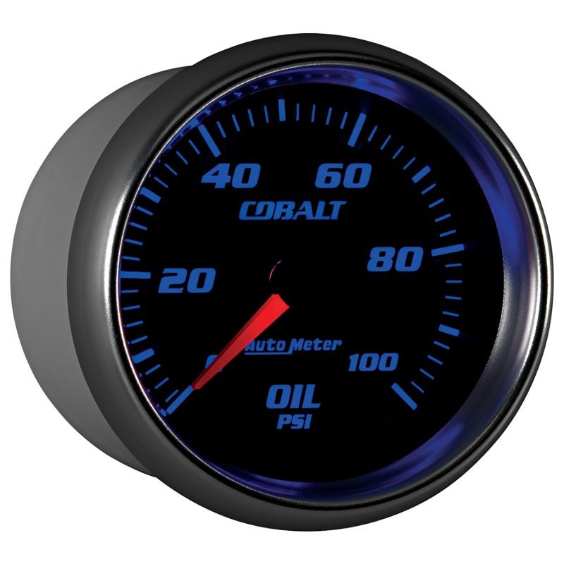 AutoMeter - Autometer Cobalt 66mm 0-100 PSI Oil Pressure Gauge - Demon Performance
