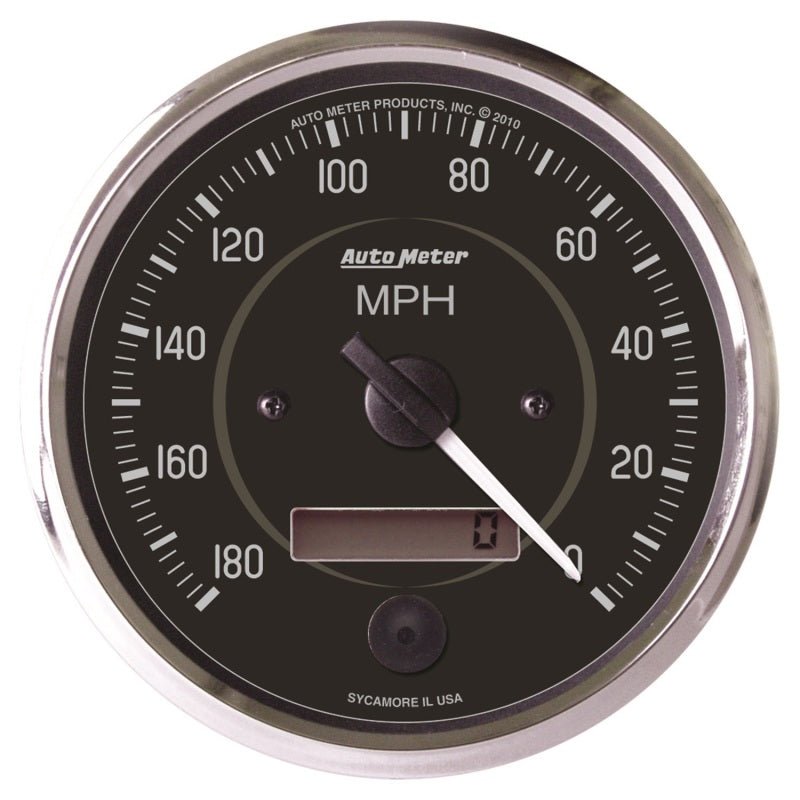 AutoMeter - Autometer Cobra 4 inch 180 MPH In-Dash Electronic Programable Reverse Sweep Speedometer - Demon Performance