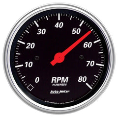AutoMeter - Autometer Designer Black 3-3/8in Electrical 8k RPM In-Dash Tachometer - Demon Performance