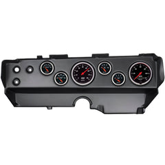 AutoMeter - Autometer Designer Black 70-74 E-Body/Cuda/Challenger Dash Kit 6pc Tach/ MPH/ Fuel/ Oil/ WTMP/ Volt - Demon Performance