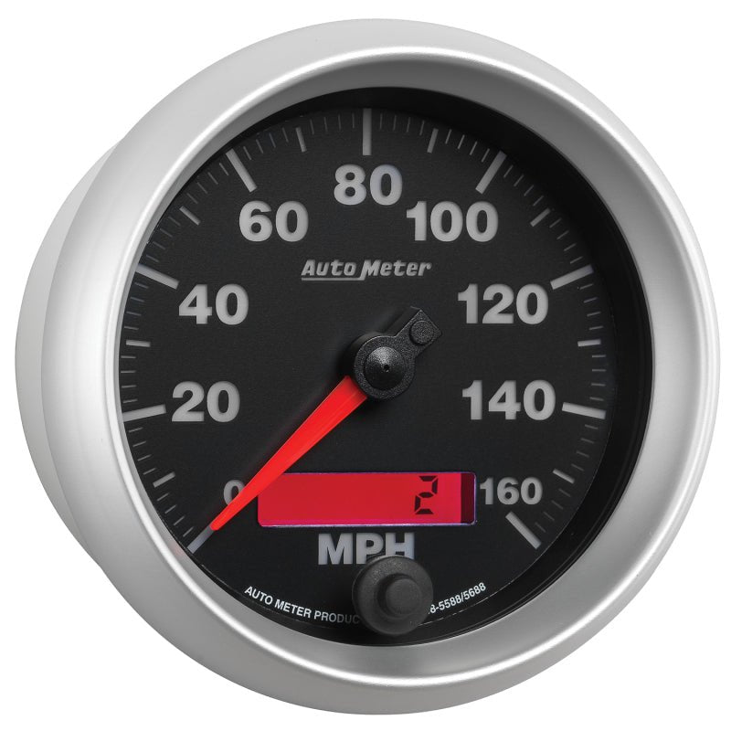 AutoMeter - Autometer Electric Programmable 85.7mm Speedometer 160MPH - Demon Performance