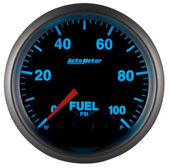 AutoMeter - Autometer Elite 52mm 0-100 PSI Fuel Pressure Peak & Warn w/ Electronic Control Gauge - Demon Performance