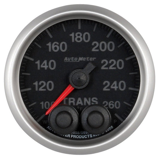 AutoMeter - Autometer Elite 52mm 100-260 Degress F Trans Temperature Peak and Warn Gauge w/ Electonic Control - Demon Performance