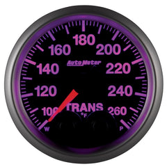 AutoMeter - Autometer Elite 52mm 100-260 Degress F Trans Temperature Peak and Warn Gauge w/ Electonic Control - Demon Performance