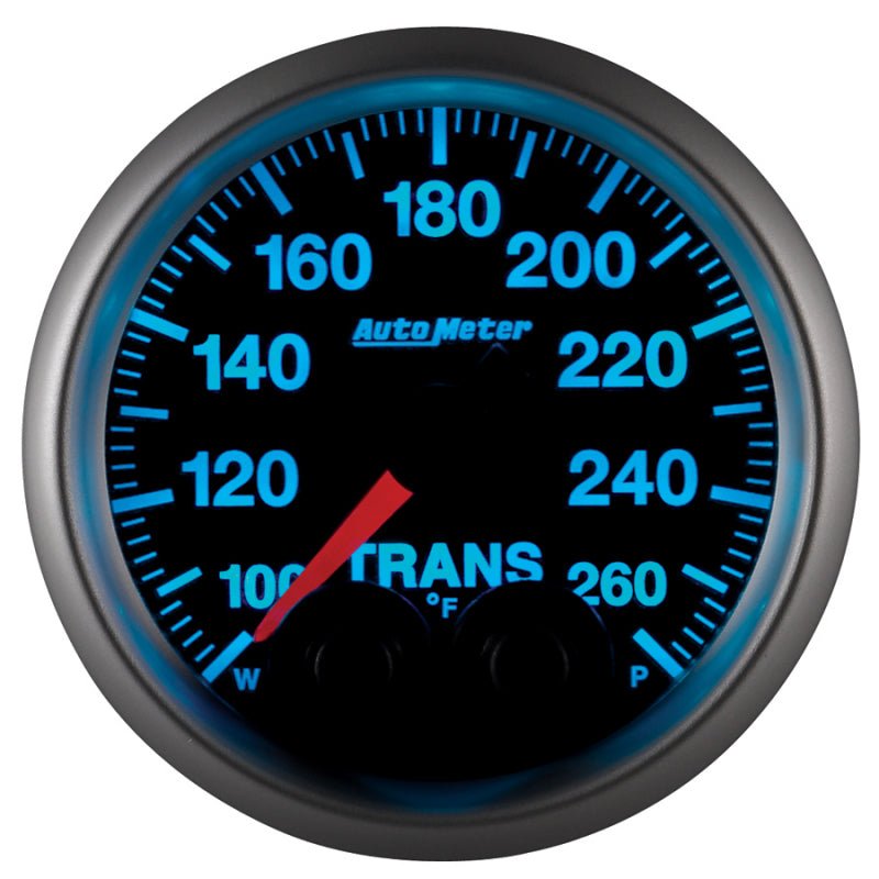 AutoMeter - Autometer Elite 52mm 100-260 Degress F Trans Temperature Peak and Warn Gauge w/ Electonic Control - Demon Performance