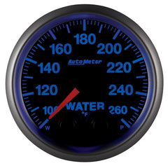 AutoMeter - Autometer Elite 52mm 100-260 Degress F Water Temperature Peak and Warn Gauge w/ Electonic Control - Demon Performance