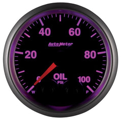AutoMeter - Autometer Elite 52mm Oil Pressure Peak and Warn Gauge w/ Electonic Control - Demon Performance