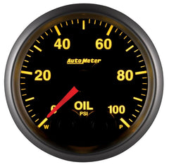 AutoMeter - Autometer Elite 52mm Oil Pressure Peak and Warn Gauge w/ Electonic Control - Demon Performance