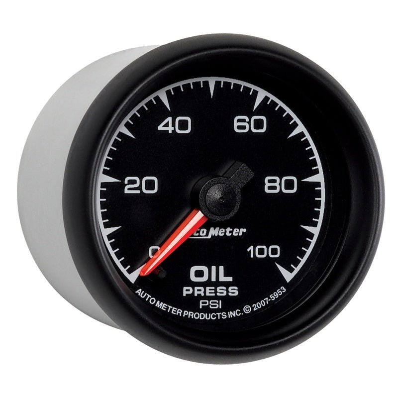 AutoMeter - Autometer ES 52.4mm 0-100 PSI Oil Pressure Gauge - Demon Performance