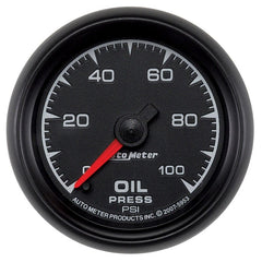 AutoMeter - Autometer ES 52.4mm 0-100 PSI Oil Pressure Gauge - Demon Performance