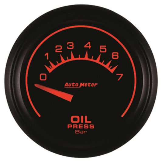 AutoMeter - Autometer ES 52.4mm 0-7 Bar Oil Pressure SSE Gauge - Demon Performance