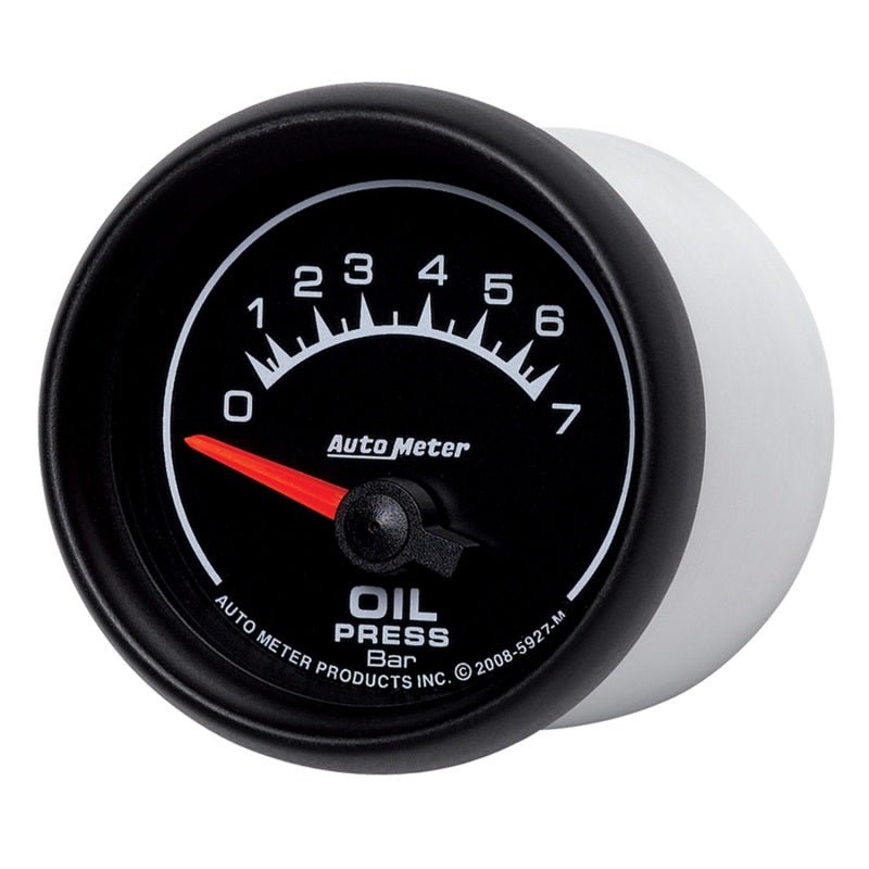 AutoMeter - Autometer ES 52.4mm 0-7 Bar Oil Pressure SSE Gauge - Demon Performance