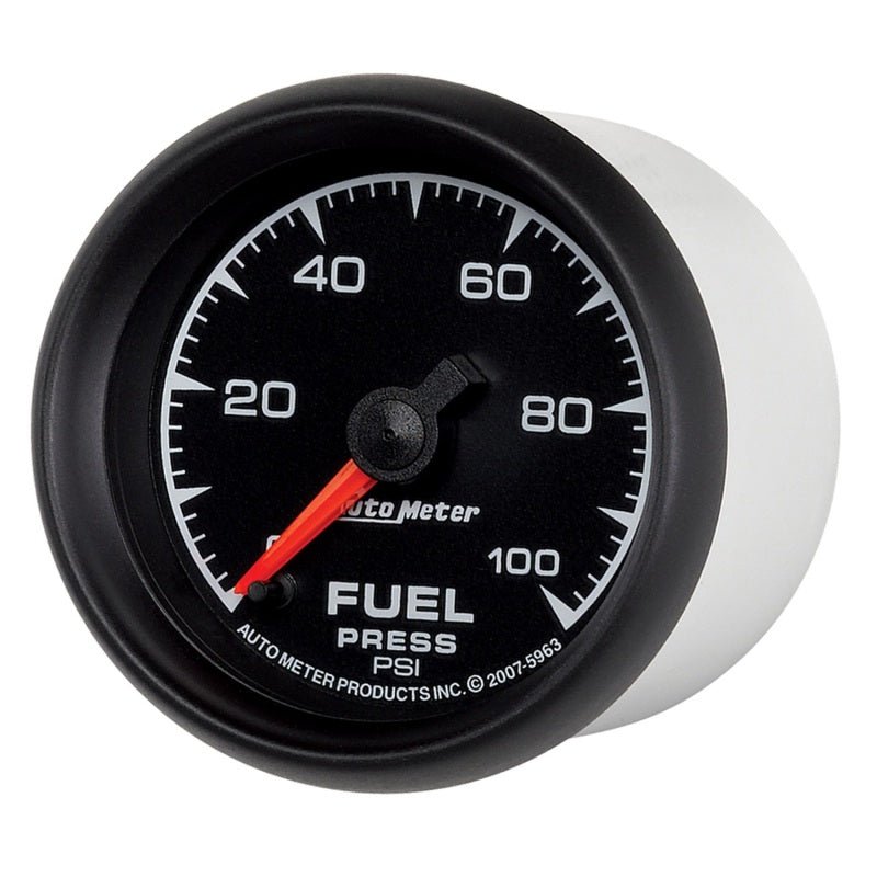 AutoMeter - Autometer ES 52mm 0-100 PSI Fuel Pressure Gauge - Demon Performance