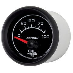 AutoMeter - Autometer ES 52mm 100 PSI Short Sweep Electric Oil Pressure Gauge - Demon Performance