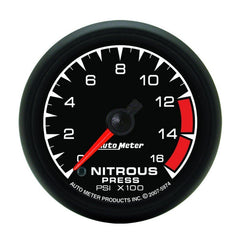 AutoMeter - Autometer ES 52mm Full Sweep Electric 0-1600 PSI Nitrous Pressure Gauge - Demon Performance