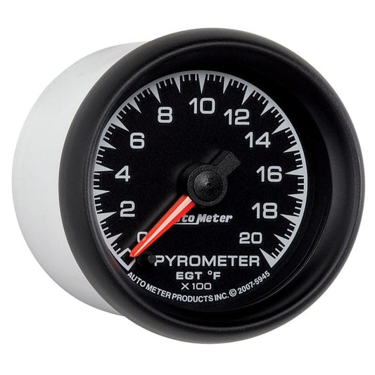 AutoMeter - Autometer ES 52mm Full Sweep Electronic 0-2000 Degree F EGT/Pyrometer Gauge - Demon Performance