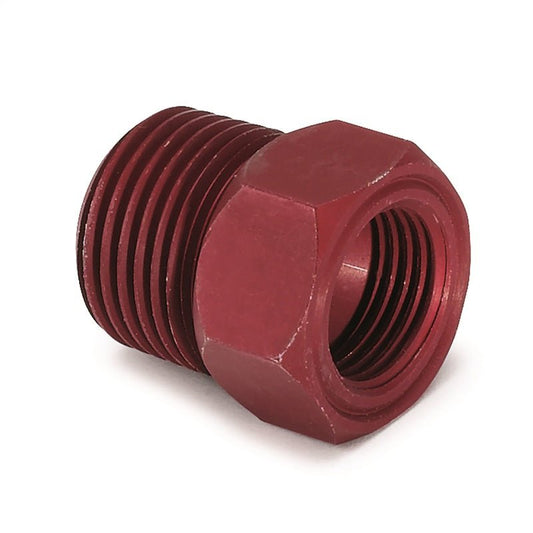 AutoMeter - AutoMeter Fitting Adapter 1/2in. NPT Male Aluminum Red For Mech. Temp. Gauge - Demon Performance