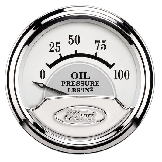 AutoMeter - Autometer Ford Masterpiece 2in Short Sweep Electronic 0-100 PSI Oil Pressure Gauge - Demon Performance