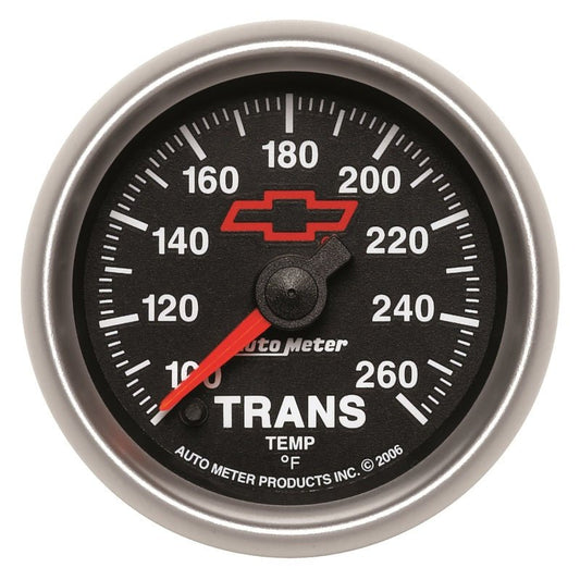 AutoMeter - Autometer Full Sweep Electric 52mm 100-260 Deg. F Transmission Temprature Gauge - Demon Performance