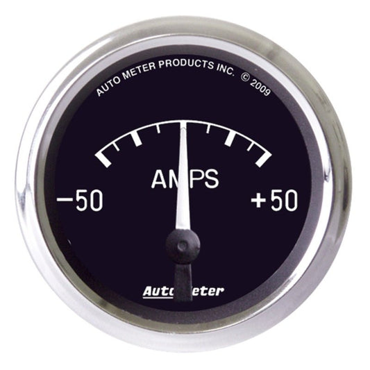 AutoMeter - AutoMeter Gauge Ammeter 2-1/16in. 50A Electric Cobra - Demon Performance