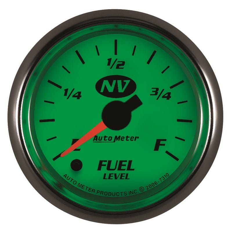 AutoMeter - AutoMeter Gauge Fuel Level 2-1/16in. 0-280 Ohm Programmable NV - Demon Performance