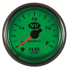 AutoMeter - AutoMeter Gauge Fuel Level 2-1/16in. 0-280 Ohm Programmable NV - Demon Performance