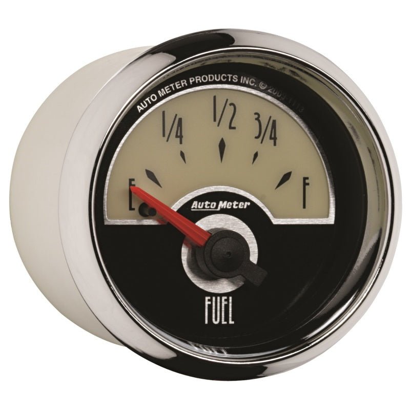 AutoMeter - AutoMeter Gauge Fuel Level 2-1/16in. 0 Ohm(e) to 90 Ohm(f) Elec Cruiser - Demon Performance