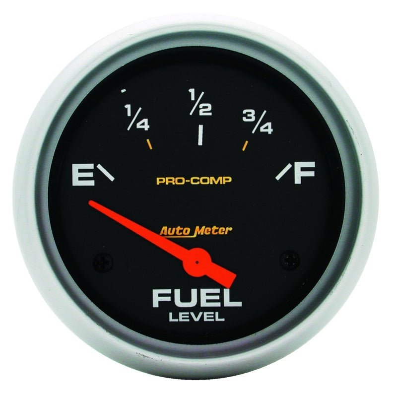 AutoMeter - AutoMeter Gauge Fuel Level 2-5/8in. 0 Ohm(e) to 90 Ohm(f) Elec Pro-Comp - Demon Performance