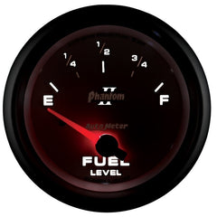 AutoMeter - AutoMeter Gauge Fuel Level 2-5/8in. 240 Ohm(e) to 33 Ohm(f) Elec Phantom II - Demon Performance