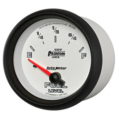 AutoMeter - AutoMeter Gauge Fuel Level 2-5/8in. 240 Ohm(e) to 33 Ohm(f) Elec Phantom II - Demon Performance