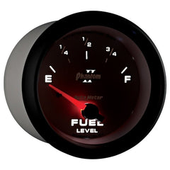 AutoMeter - AutoMeter Gauge Fuel Level 2-5/8in. 240 Ohm(e) to 33 Ohm(f) Elec Phantom II - Demon Performance