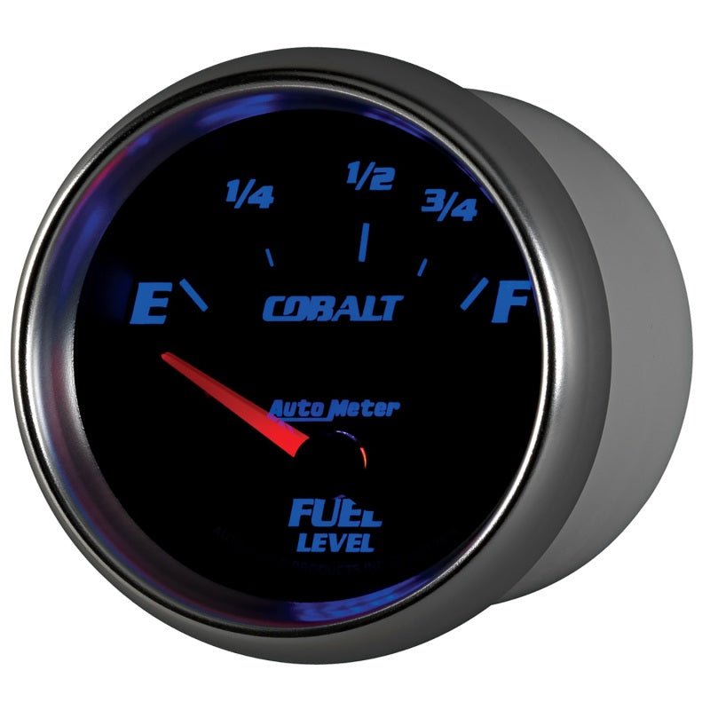 AutoMeter - AutoMeter Gauge Fuel Level 2-5/8in. 73 Ohm(e) to 10 Ohm(f) Elec Cobalt - Demon Performance