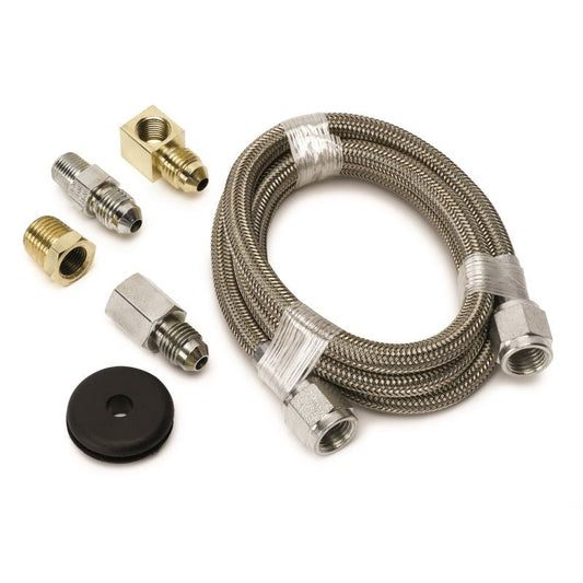 AutoMeter - AutoMeter Gauge Fuel Pressure 2-5/8in. 15PSI Mech. Incl. Isolator Carbon Fiber - Demon Performance