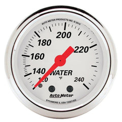 AutoMeter - AutoMeter Gauge Kit 5 Pc. 3-1/8in. & 2-1/16in. Mech. Speedo. Wtmp & Oilp Arctic Wht - Demon Performance