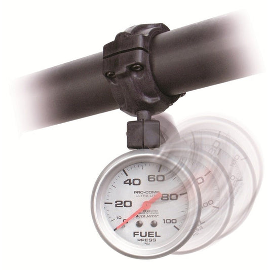 AutoMeter - AutoMeter Gauge Mount Roll Pod For 1.5in. Roll Cage Fits 2-5/8in. Gauge Black - Demon Performance
