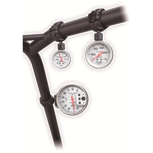 AutoMeter - AutoMeter Gauge Mount Roll Pod For 1.5in. Roll Cage Fits 2-5/8in. Gauge Black - Demon Performance