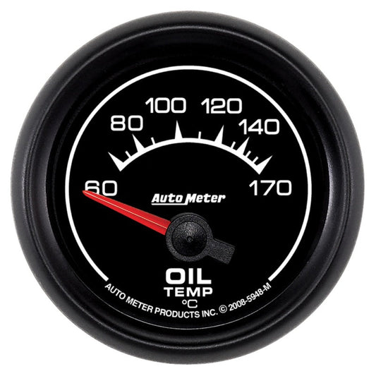 AutoMeter - Autometer Gauge Oil Temp 2 1/16 in. 60-170C Electric ES - Demon Performance